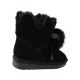 Уги жіночі UGG чорні натуральна замша 272-22ZU