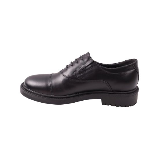 Туфли мужские Maxus shoes черные натуральная кожа 138-23DTC