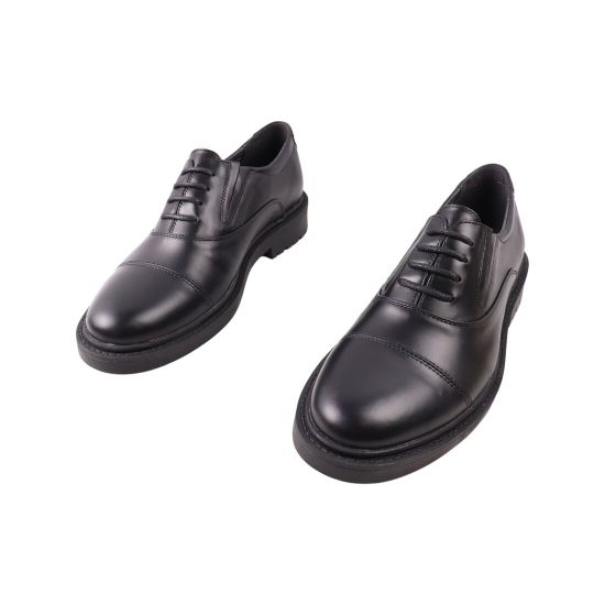 Туфли мужские Maxus shoes черные натуральная кожа 138-23DTC