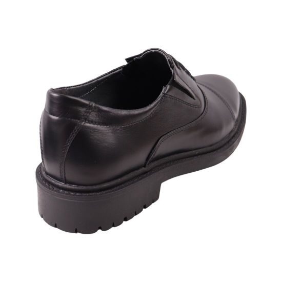 Туфли мужские Maxus shoes черные натуральная кожа 138-23DTC