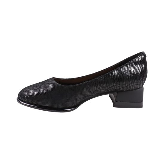 Туфлі жіночі Geronea чорні сатинові 1105-26DT