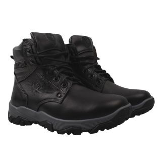 Черевики на платформі чоловічі Maxus Shoes натуральна шкіра, колір чорний