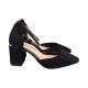 Туфли женские Liici черные на каблуке 349-26LT