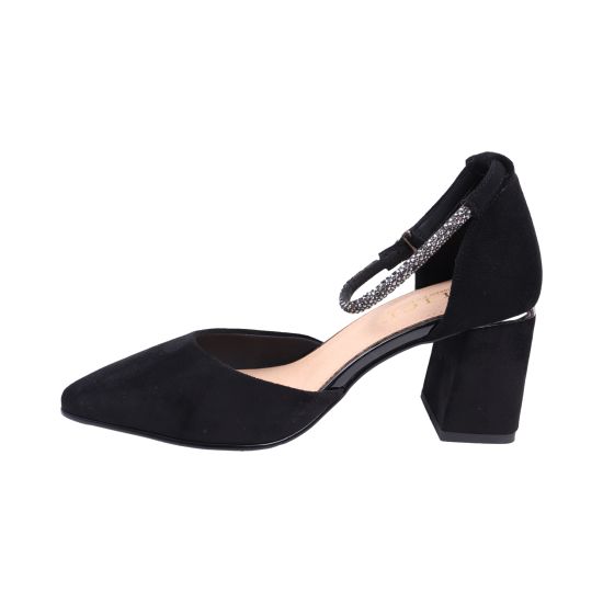 Туфли женские Liici черные на каблуке 349-26LT