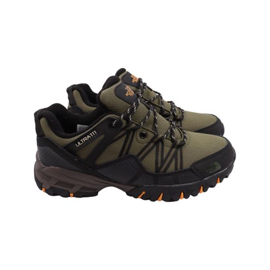 Кросівки чоловічі North Face хакі текстиль 34-22DK