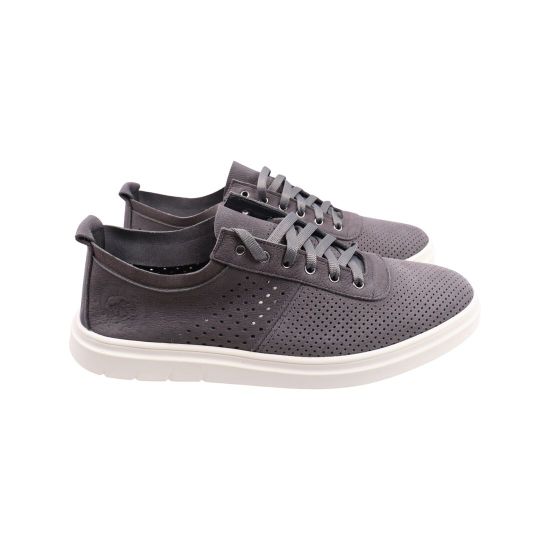 Кеды мужские Maxus shoes серые натуральний нубук 115-23/25LTSP