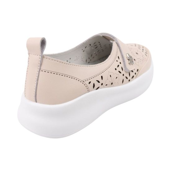 Туфлі жіночі Lola Andy бежеві натуральна шкіра 107-25LTCP