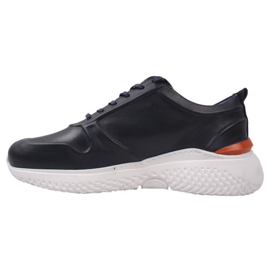 Кросівки чоловічі натуральна шкіра, колір синій 15-20DTC