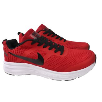 Кросівки чоловічі Nike червоні текстиль