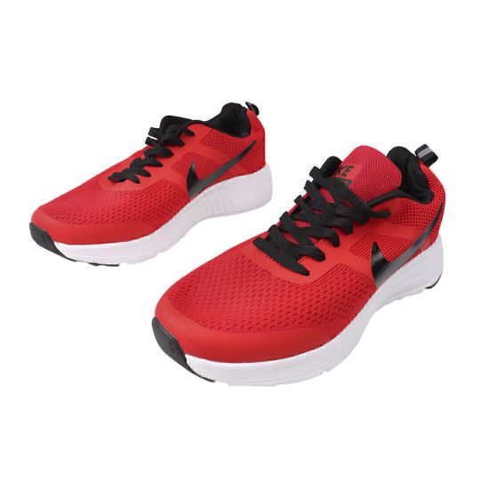 Кросівки чоловічі Nike червоні текстиль 49-21LK