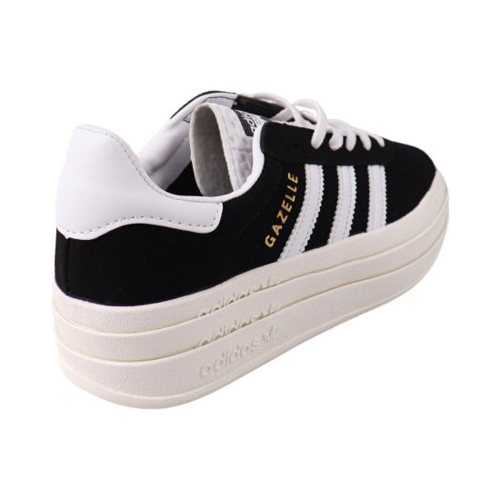 Кросівки жіночі Adidas чорні натуральна замша 109-23DK