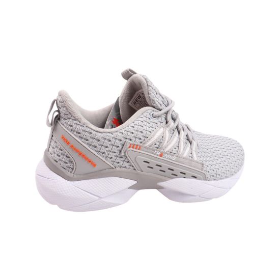 Кросівки чоловічі Nike сірі текстиль 90-22LK