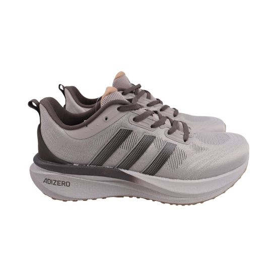 Кросівки чоловічі Adidas сірі текстиль 180-26LK