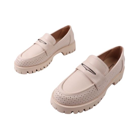 Туфлі жіночі Melanda бежеві натуральна шкіра 283-24LTCP