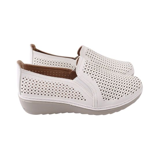 Туфли женские Fashion белые 116-24LTCP