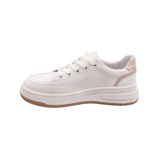 Кеди жіночі Gifanni молочні натуральна шкіра 221-23DTS