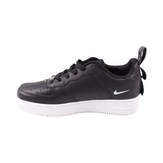Кроссовки мужские Nike черные натуральная кожа 158-24DK