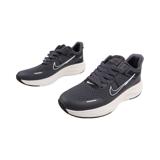 Кросівки чоловічі Nike сірі текстиль 182-26LK