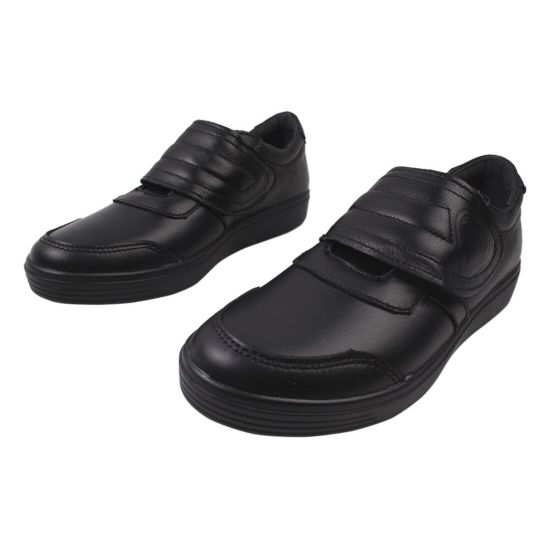 Туфлі комфорт чоловічі Maxus Shoes натуральна шкіра, колір чорний 47-20DTC