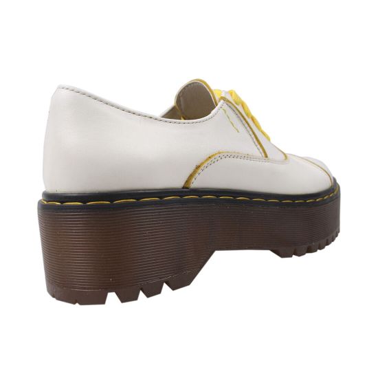 Туфлі на платформі жіночі Maxus Shoes натуральна шкіра, колір білий 45-20DTC