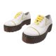 Туфлі на платформі жіночі Maxus Shoes натуральна шкіра, колір білий 45-20DTC