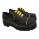 Туфлі на платформі жіночі Maxus Shoes натуральна шкіра, колір чорний 46-20DTC