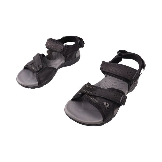 Сандалі чоловічі Merrell чорні натуральний нубук 46-24LBS