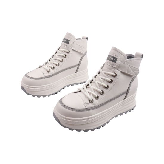Черевики жіночі Li Fexpert молочні натуральна шкіра 1207-23DHS