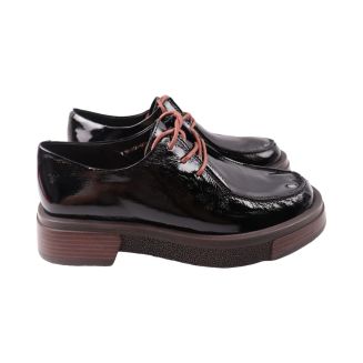 Туфлі жіночі Angelo Vani чорні натуральна лакована шкіра