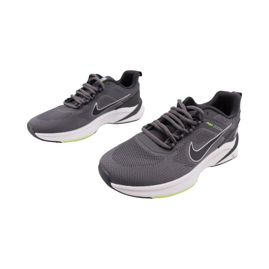 Кроссовки мужские Nike серые текстиль 177-26LK