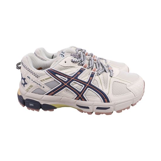 Кроссовки мужские Asics молочные текстиль 9-26DK