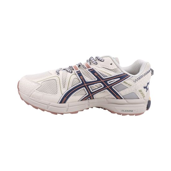 Кроссовки мужские Asics молочные текстиль 9-26DK
