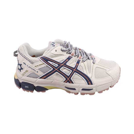 Кроссовки мужские Asics молочные текстиль 9-26DK