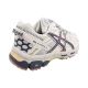Кроссовки мужские Asics молочные текстиль 9-26DK