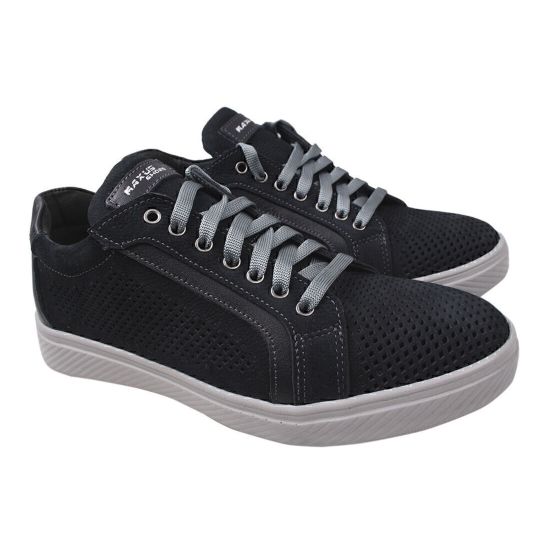 Кеди чоловічі Maxus Shoes Нубук, колір синій 41-20LTCP