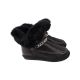 Уги жіночі UGG чорні натуральна шкіра 285-22ZU