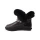 Уги жіночі UGG чорні натуральна шкіра 285-22ZU