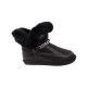 Уги жіночі UGG чорні натуральна шкіра 285-22ZU
