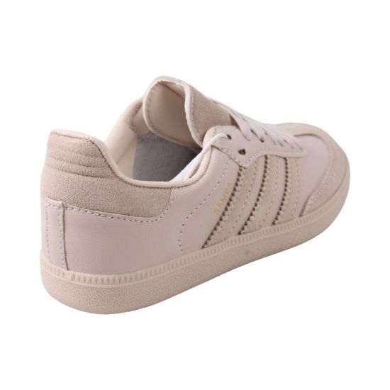 Кросівки жіночі Adidas молочні натуральна шкіра 108-23DK