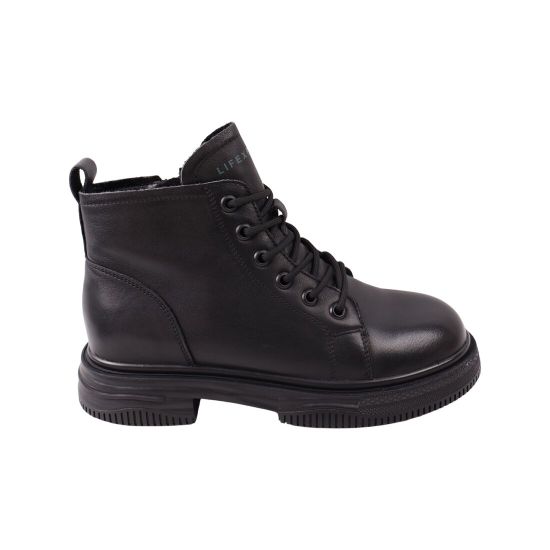 Черевики жіночі Li Fexpert чорні натуральна шкіра 1446-23DHS