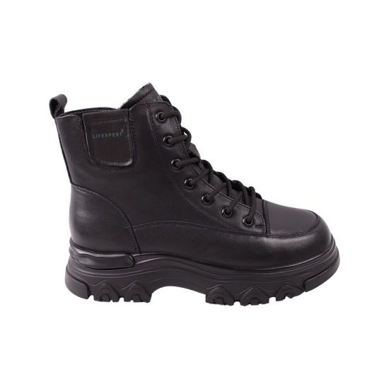 Черевики жіночі Li Fexpert чорні натуральна шкіра 1447-23DHS