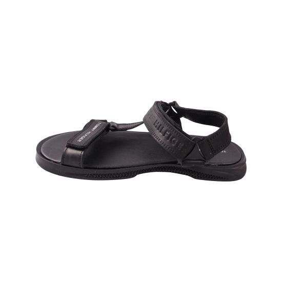 Сандалі чоловічі Maxus shoes чорні натуральна шкіра 127-23LBS