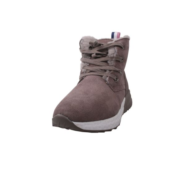 Черевики жіночі з еко замші, на платформі, капучино, UGG 248-9ZHC