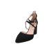 Туфлі жіночі Anemone чорні натуральна замша 50-9LT