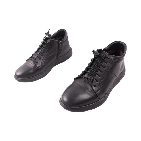 Ботинки мужские Vadrus черные натуральная кожа 566-24DHS