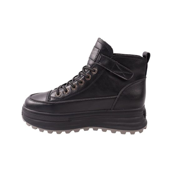 Черевики жіночі Li Fexpert чорні натуральна шкіра 1382-23DHS