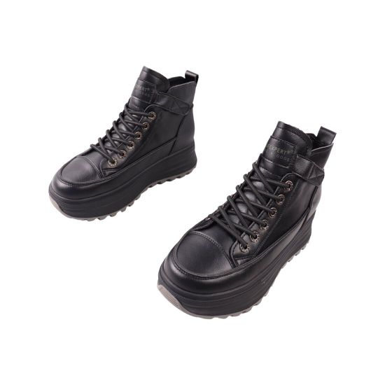 Черевики жіночі Li Fexpert чорні натуральна шкіра 1382-23DHS