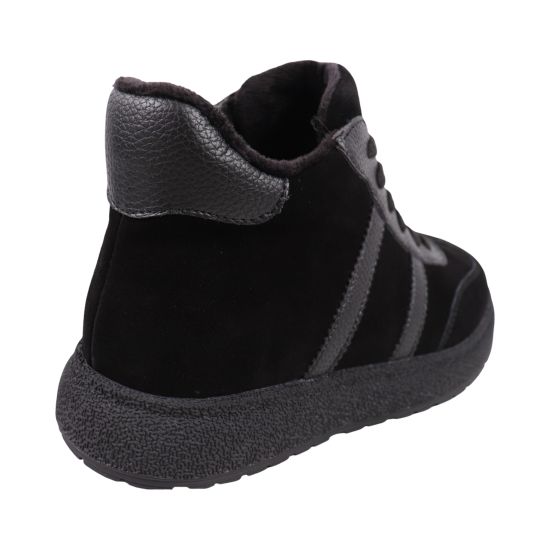 Черевики жіночі Berisstini чорні натуральна замша 584-26DHS