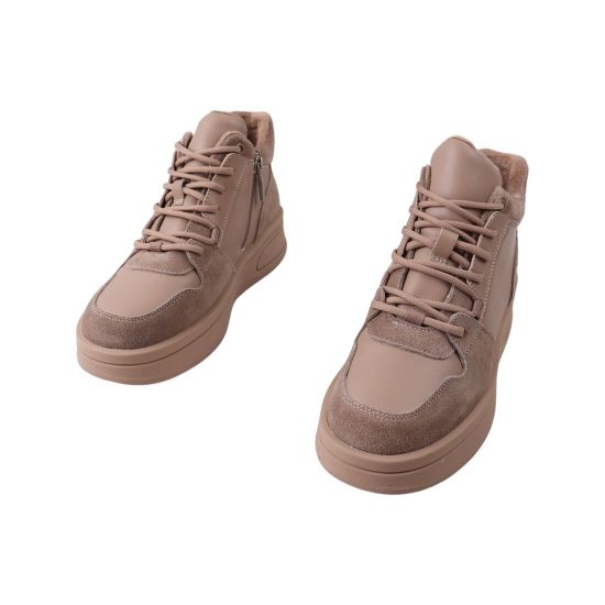 Ботинки женские Gifanni капучино натуральная кожа 242-23DHS