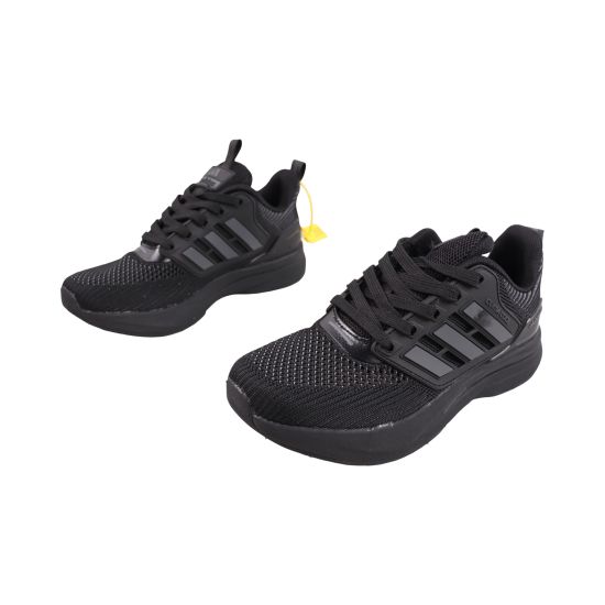 Кросівки чоловічі Adidas чорні текстиль 186-26LK